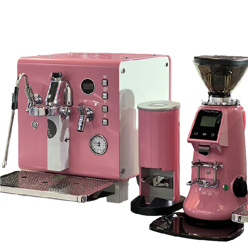 Coffee & Tea Difabis - Coffee Machine Professional Pink Semi-Auto Espresso