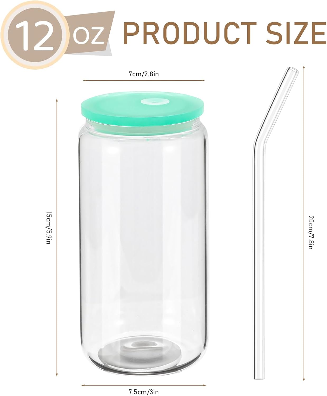 20 Pack Drinking Glasses with  - Coffee Tea Images บทวิจารณ์และราคา