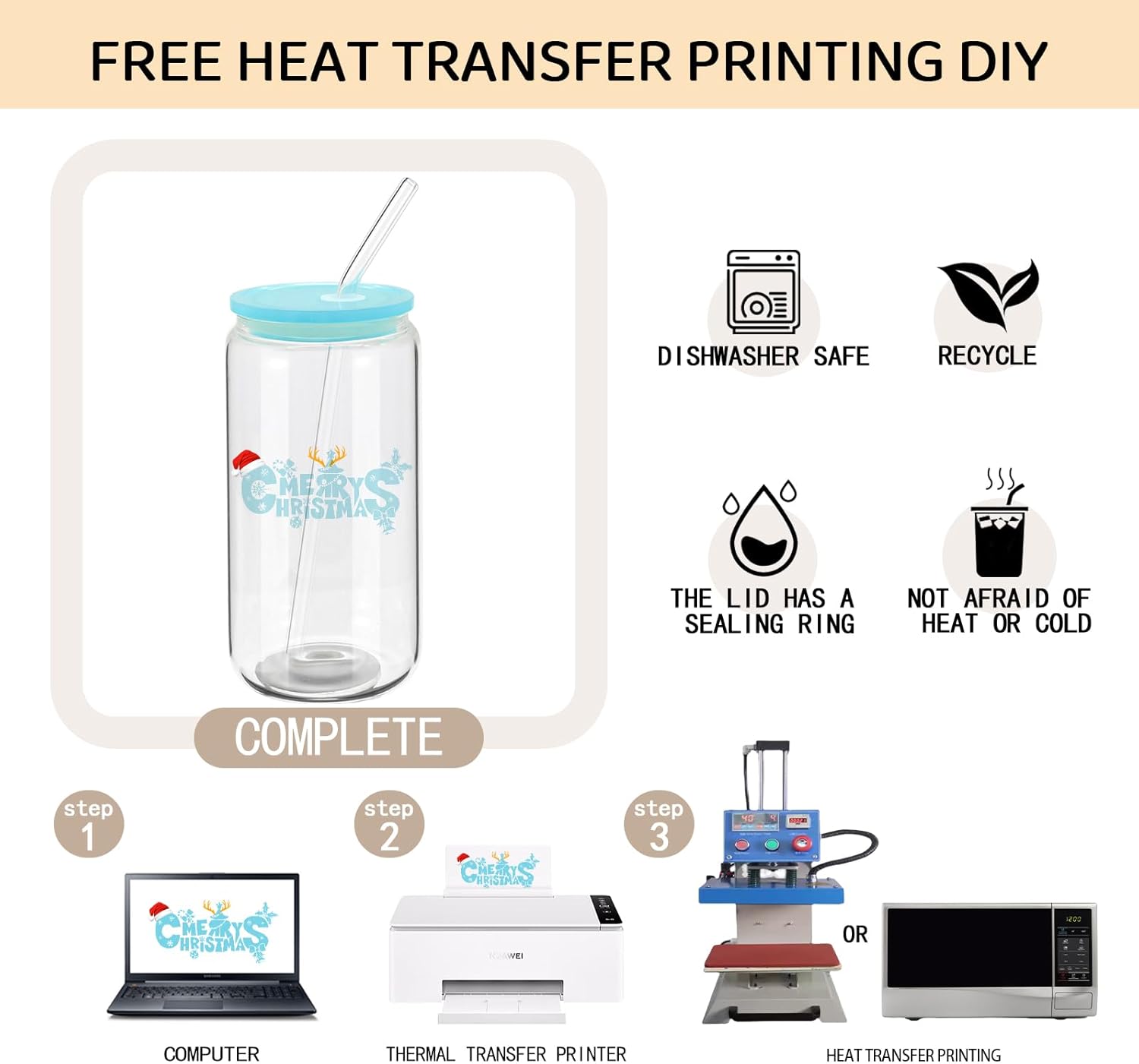 20 Pack Drinking Glasses with  - Coffee Tea Images บทวิจารณ์และราคา