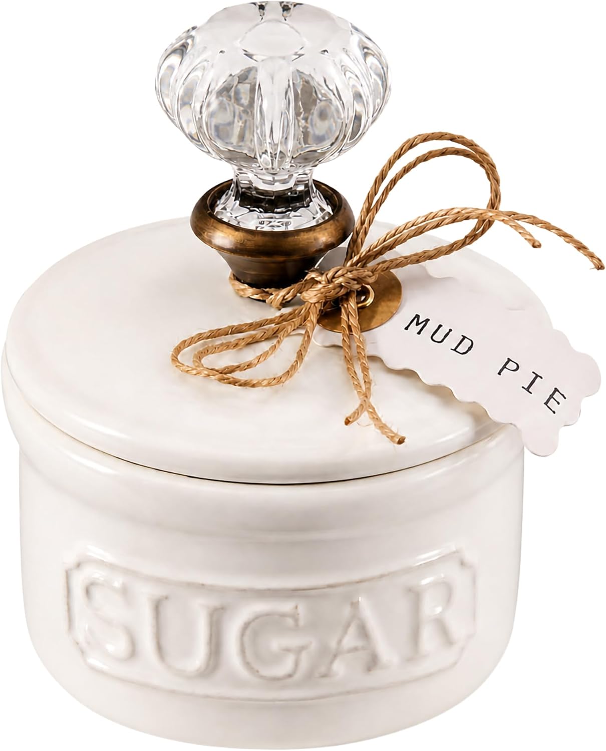 Ceramic Sugar Bowl with Glass  - Coffee Tea Images บทวิจารณ์และราคา