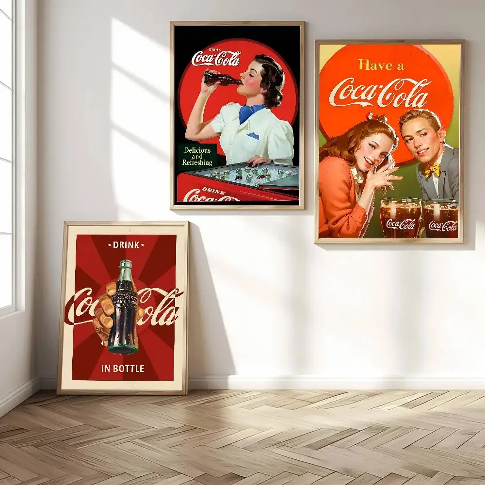 Classic Vintage C-Coca C-cola  - Coffee Tea Poster บทวิจารณ์และราคา