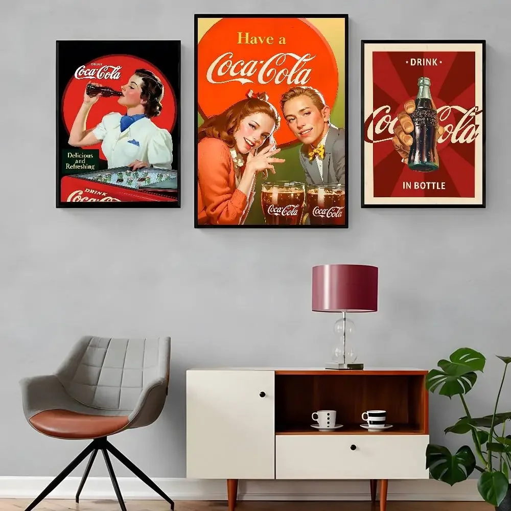 Classic Vintage C-Coca C-cola  - Coffee Tea Poster บทวิจารณ์และราคา