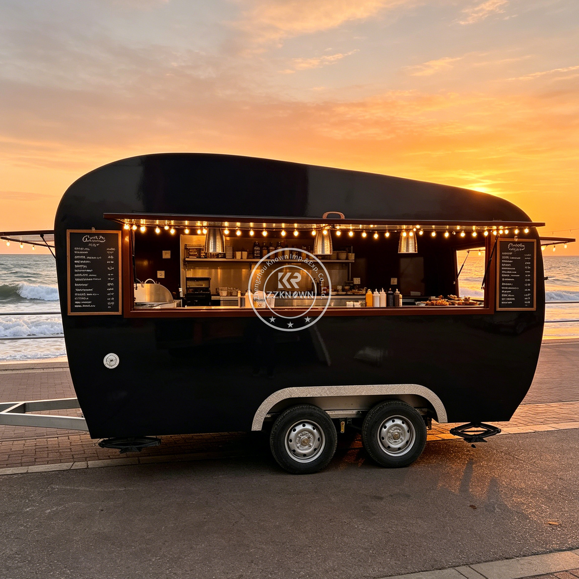 Street Mobile Bubble Tea BBQ F - Coffee Tea Kiosk บทวิจารณ์และราคา