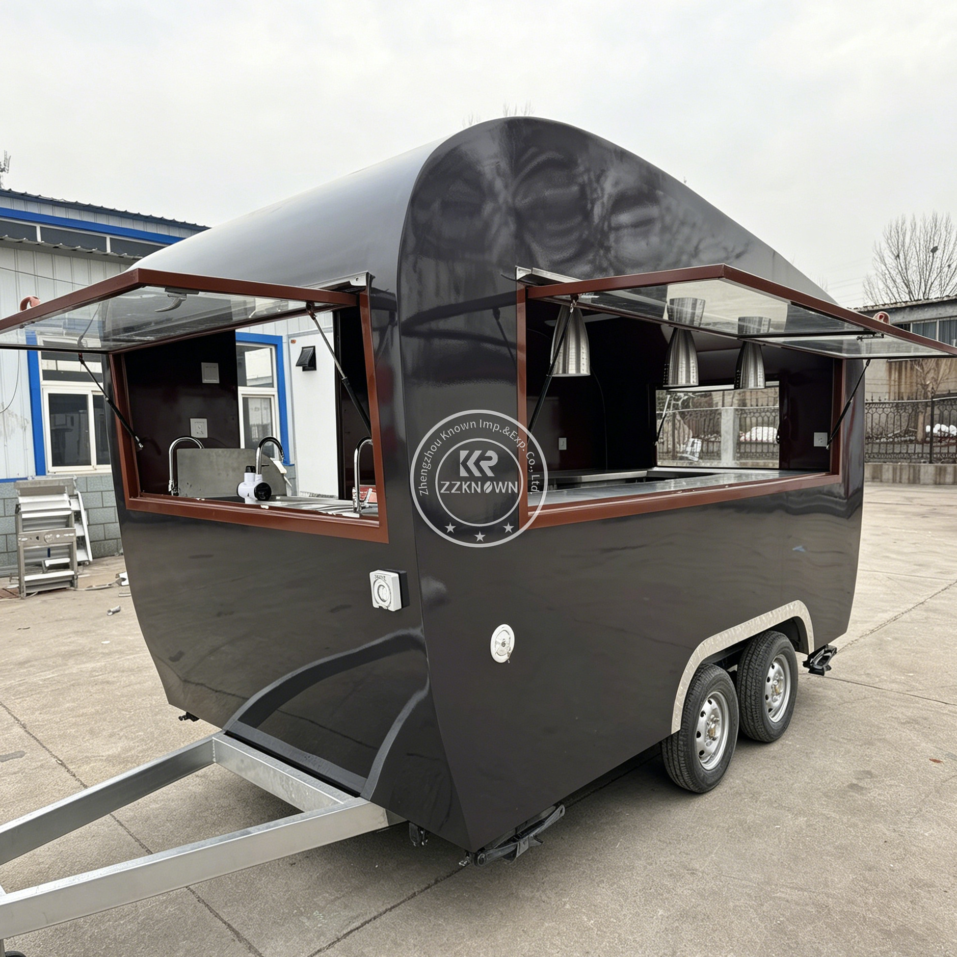 Street Mobile Bubble Tea BBQ F - Coffee Tea Kiosk บทวิจารณ์และราคา