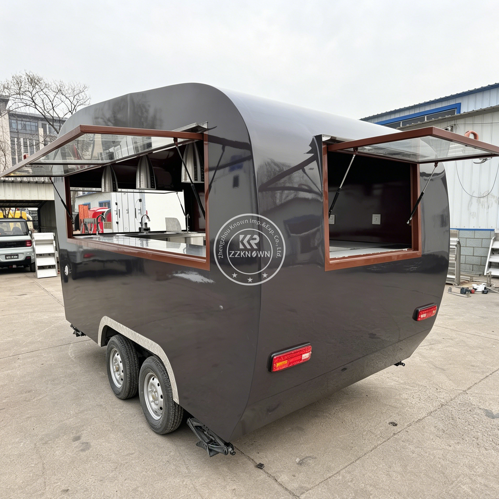 Street Mobile Bubble Tea BBQ F - Coffee Tea Kiosk บทวิจารณ์และราคา
