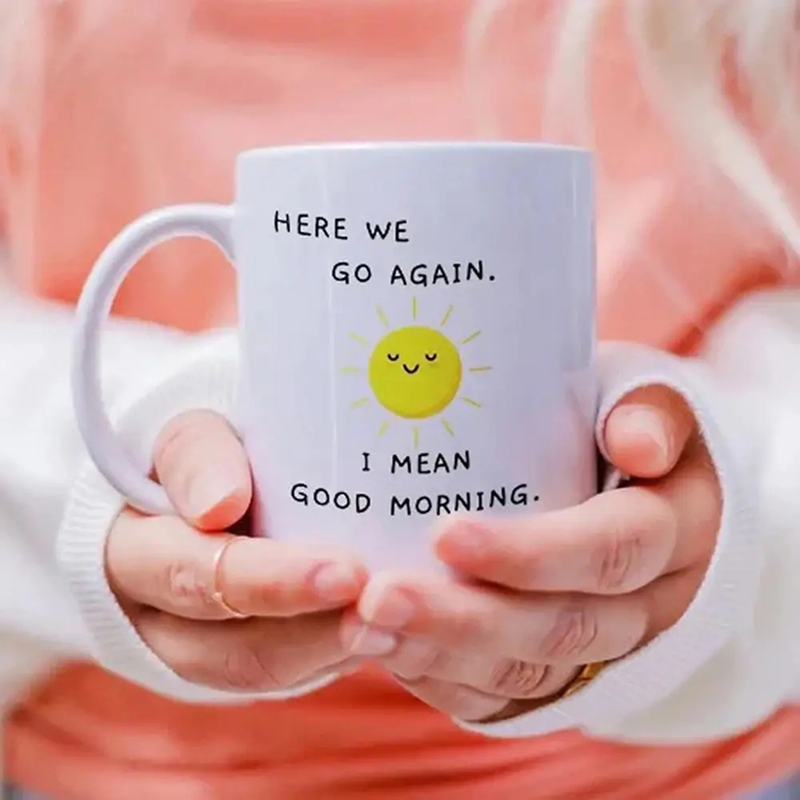 Coffee Cup Funny Sarcastic Fun - Coffee Tea Good Morning บทวิจารณ์และราคา