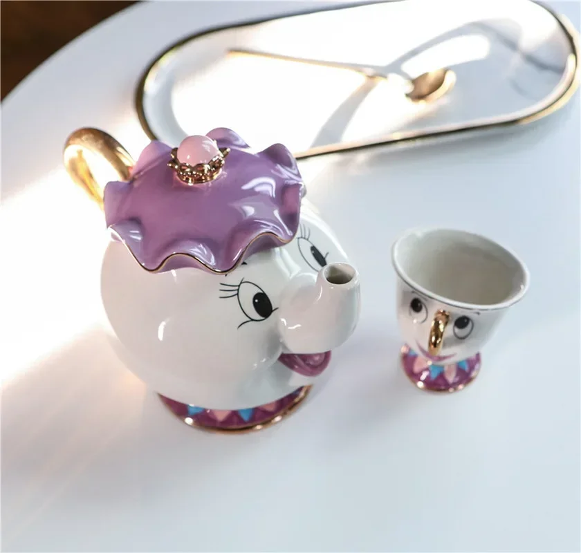 Disney Teapot Cute Cartoon Bea - Good Coffee Tea บทวิจารณ์และราคา