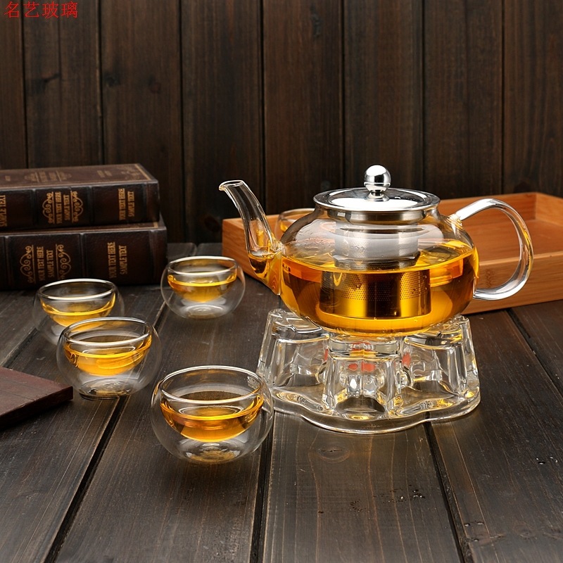 600/800ml Heat Resistant Glass - Coffee Tea Sugar Canister Set บทวิจารณ์และราคา