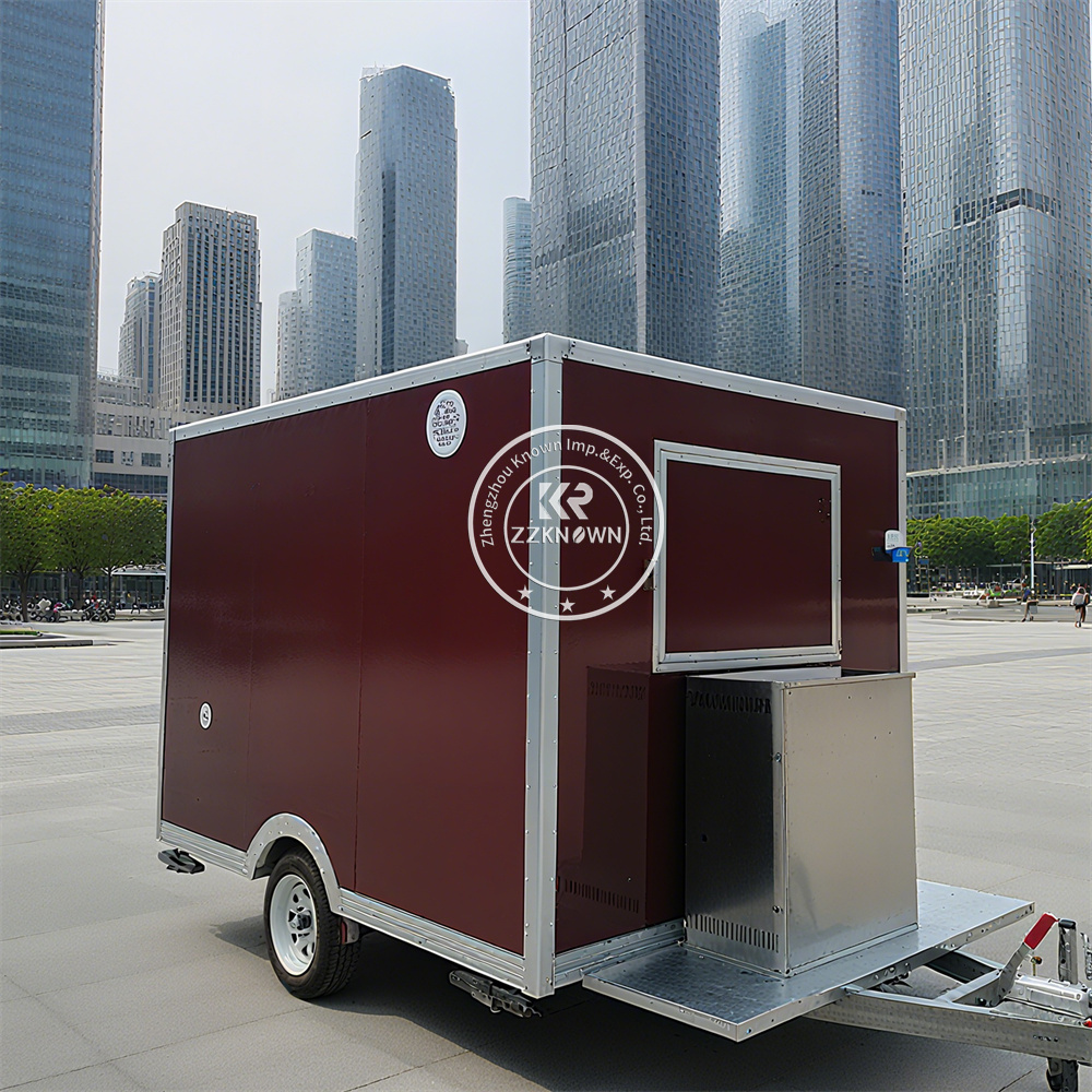 Commercial Mobile Coffee Slush - Coffee Tea Kiosk บทวิจารณ์และราคา