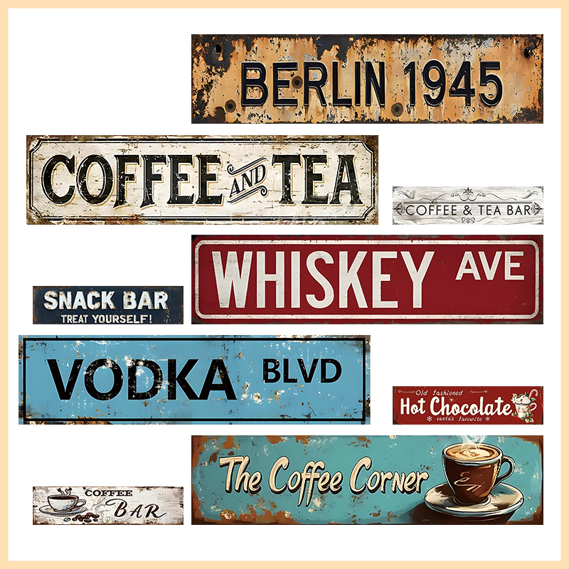 Vintage Wall Decor Poster Coff - Coffee Tea Poster บทวิจารณ์และราคา
