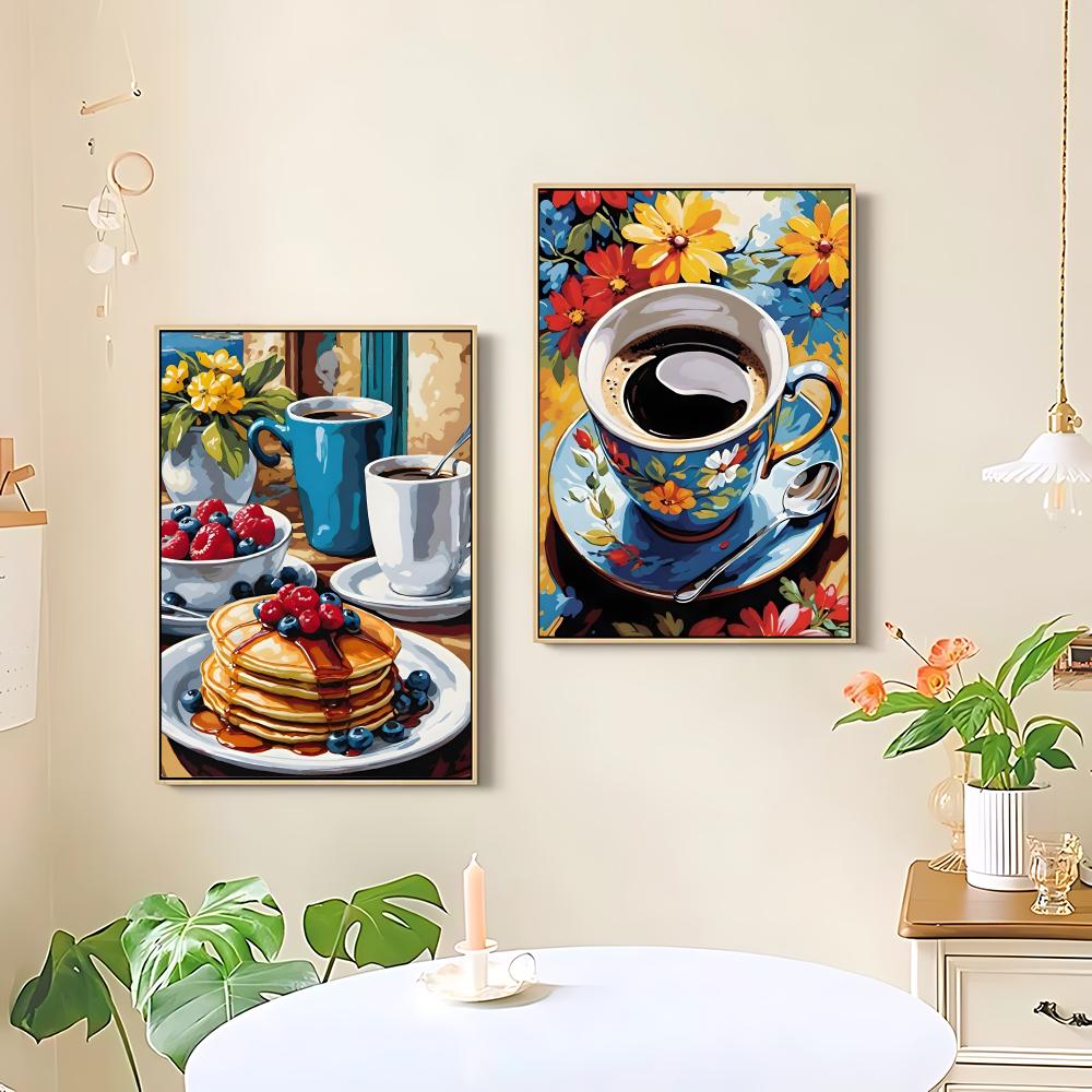 Afternoon tea coffee cup Poste - Coffee Tea Poster บทวิจารณ์และราคา