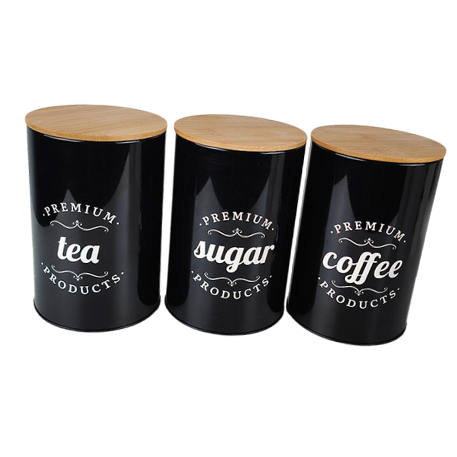 Tinplate Coffee Tea Sugar Stor - Coffee Tea Sugar Canister Set บทวิจารณ์และราคา