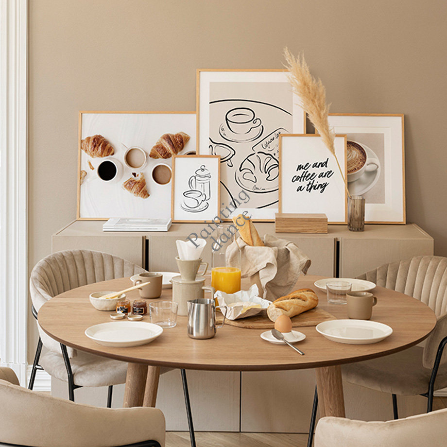 Coffee Afternoon Tea Bread Pos - Coffee Tea Poster บทวิจารณ์และราคา