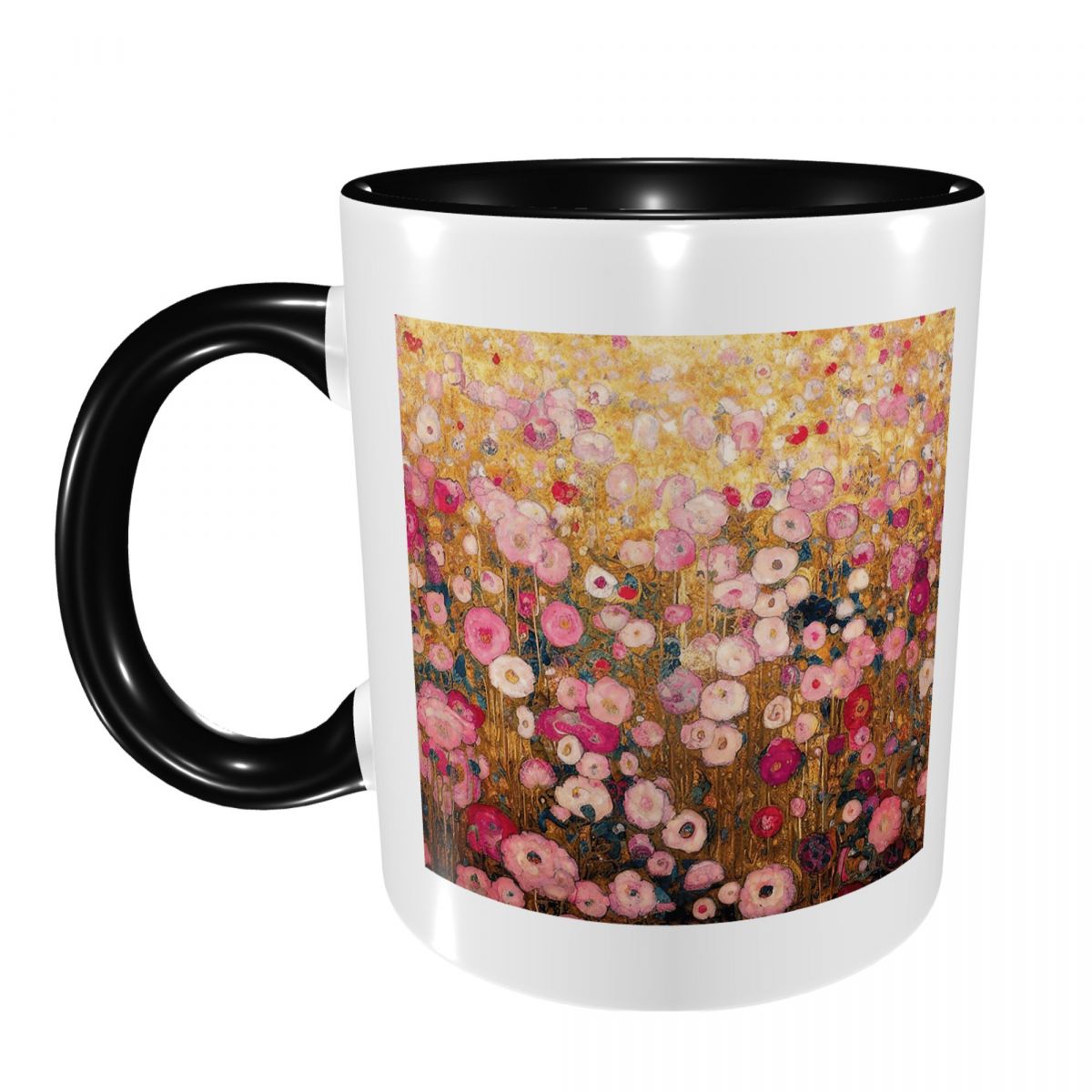 Gustav Klimt Pink Flower Garde - Coffee Tea For Garden บทวิจารณ์และราคา
