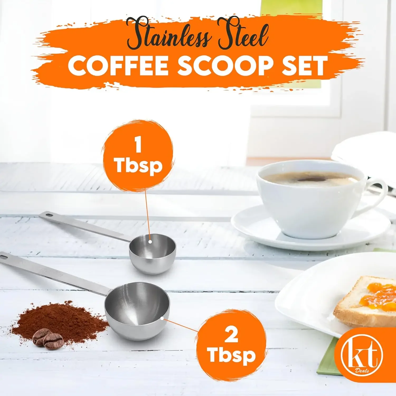 2-Piece Stainless Steel Coffee - Coffee Tea Images บทวิจารณ์และราคา
