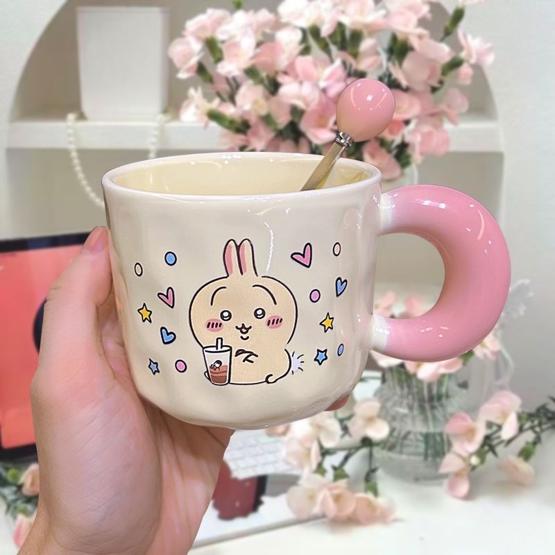 Chiikawa Hachiware Ceramic Mug - Good Coffee Tea บทวิจารณ์และราคา