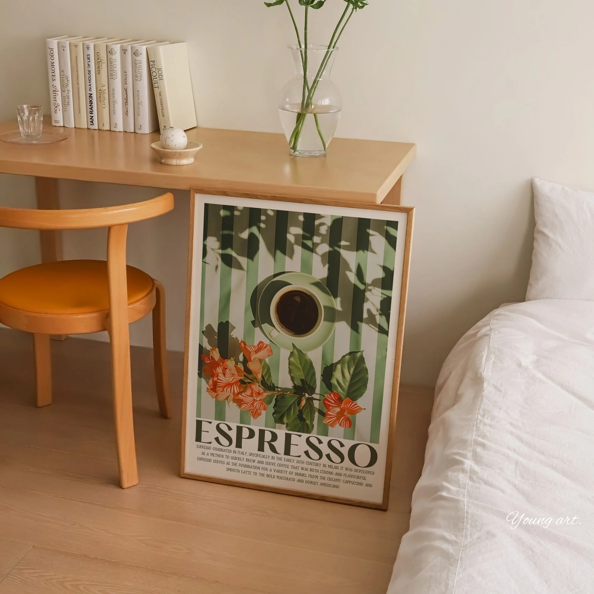 Italian Espresso Coffee Canvas - Coffee Tea Poster บทวิจารณ์และราคา