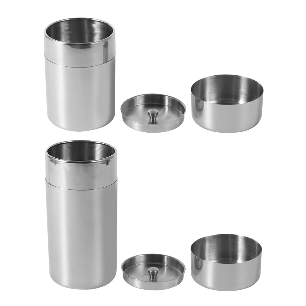 Stainless Steel Tea Leaf Tins  - Coffee Tea Sugar Canister Set บทวิจารณ์และราคา