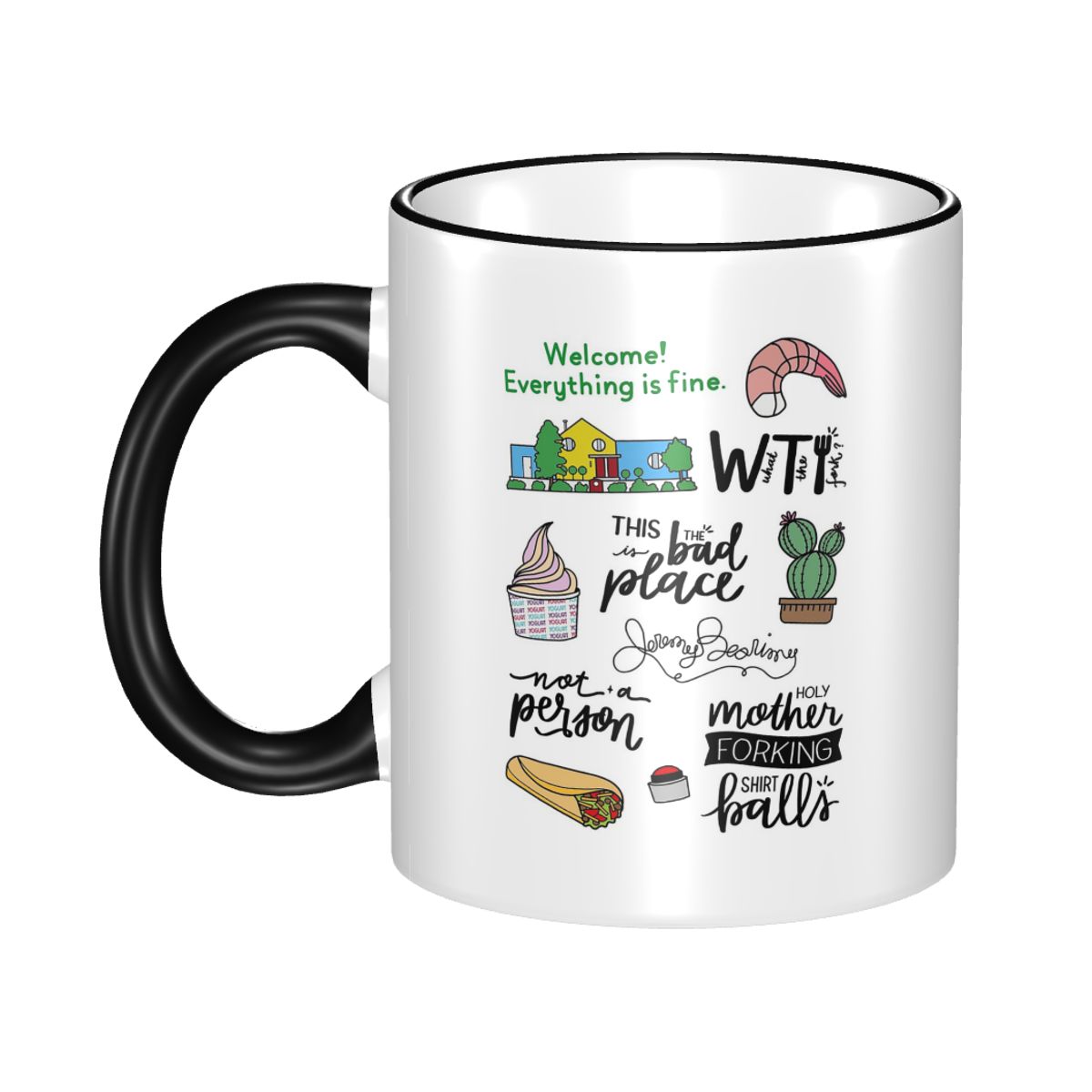 The Good Place TV Show Art Mug - Good Coffee Tea บทวิจารณ์และราคา