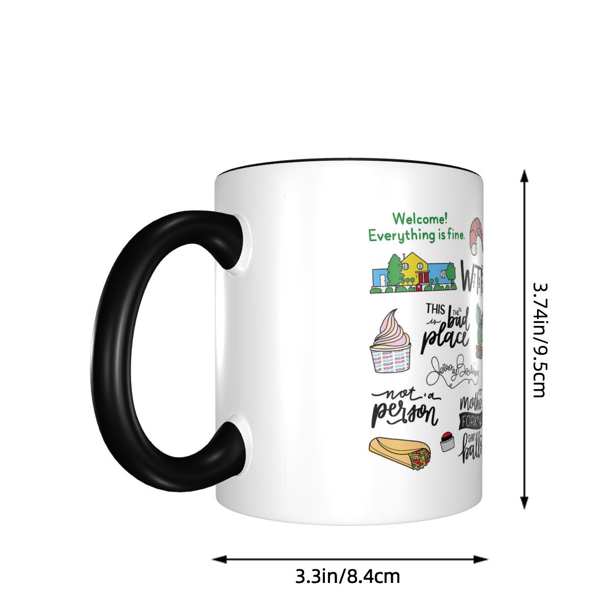 The Good Place TV Show Art Mug - Good Coffee Tea บทวิจารณ์และราคา