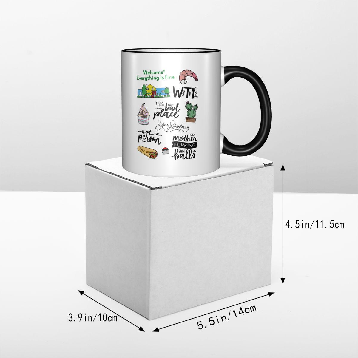 The Good Place TV Show Art Mug - Good Coffee Tea บทวิจารณ์และราคา
