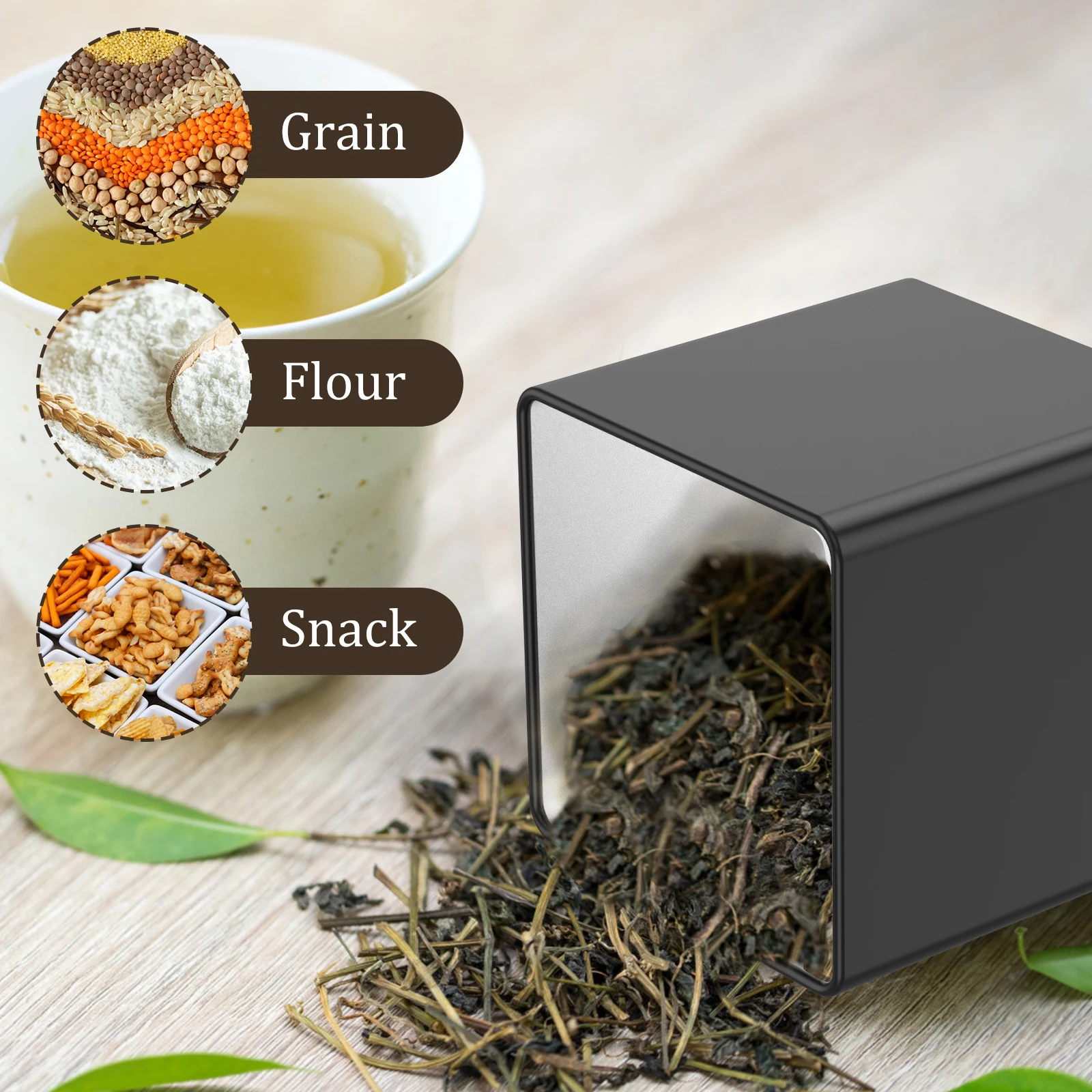 3Pcs Set 500ml Tea Sugar Coffe - Coffee Tea Sugar Canister Set บทวิจารณ์และราคา