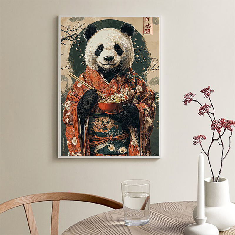 Retro Japanese Frog Drink Coff - Coffee Tea Poster บทวิจารณ์และราคา