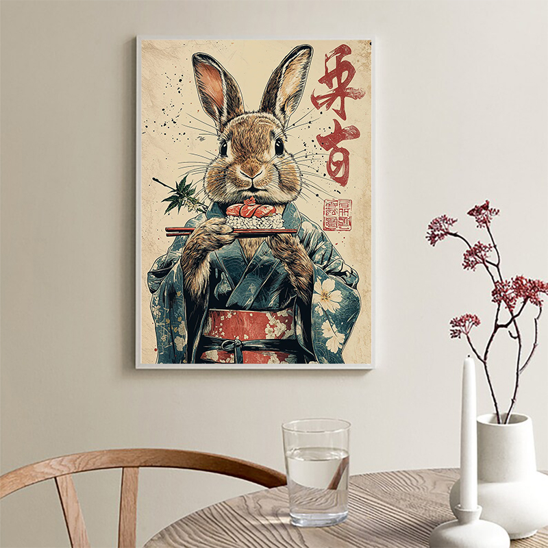Retro Japanese Frog Drink Coff - Coffee Tea Poster บทวิจารณ์และราคา