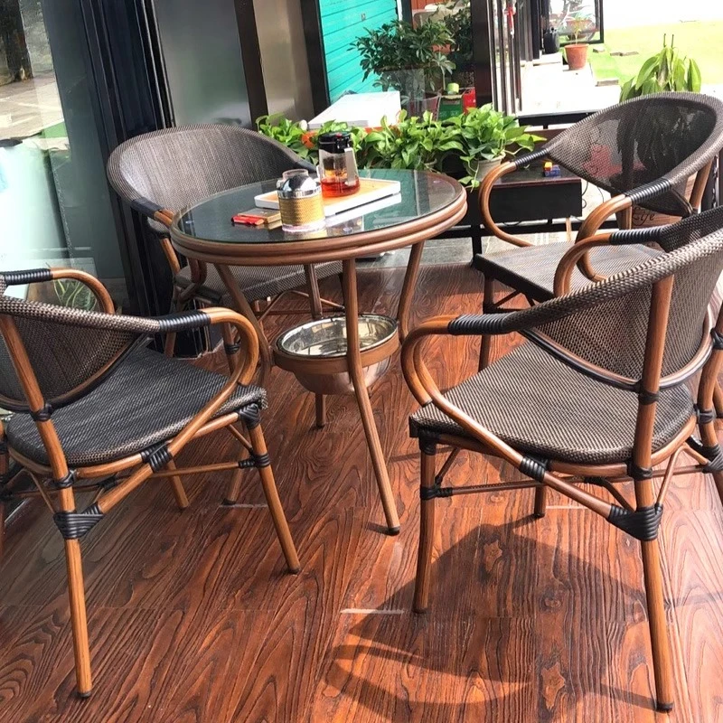 Outdoor garden rattan courtyar - Coffee Tea For Garden บทวิจารณ์และราคา