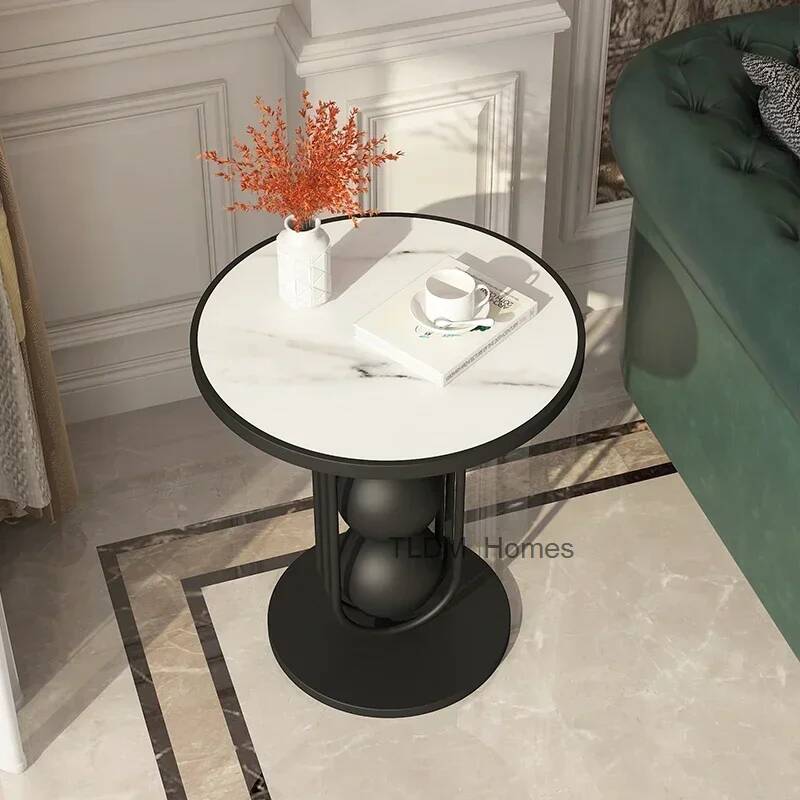 Tea Round Coffee Table Marble  - Coffee Tea For Garden บทวิจารณ์และราคา