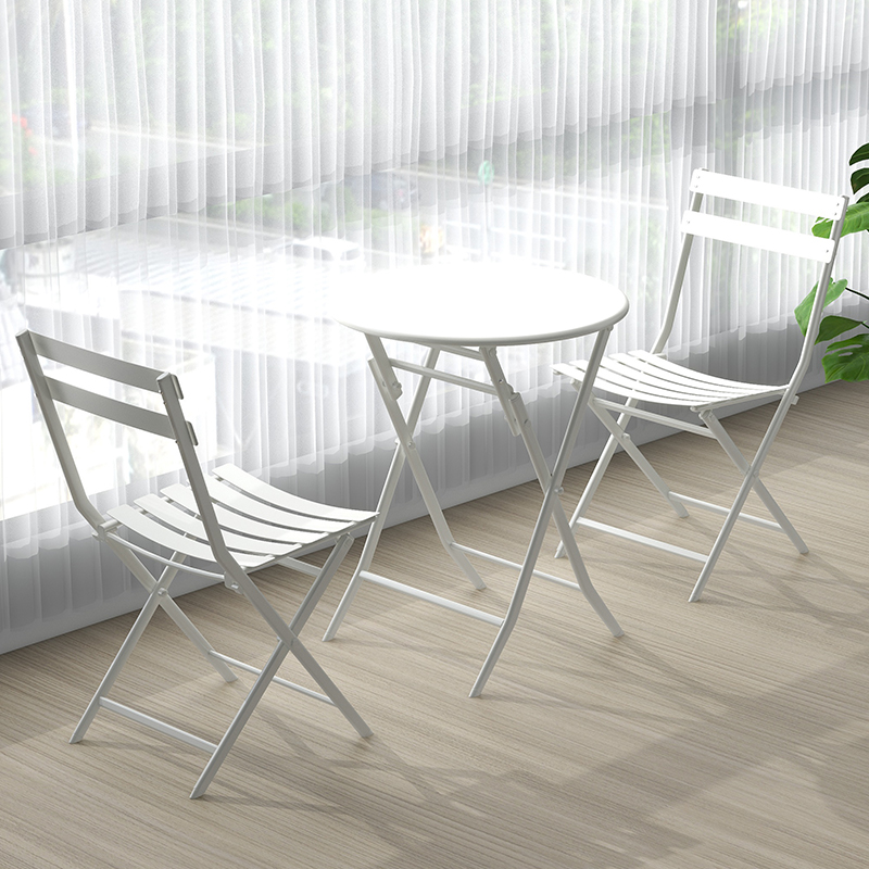 Small Folding Tea Table with C - Coffee Tea For Garden บทวิจารณ์และราคา