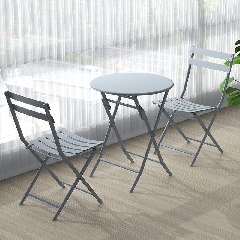Small Folding Tea Table with C - Coffee Tea For Garden บทวิจารณ์และราคา