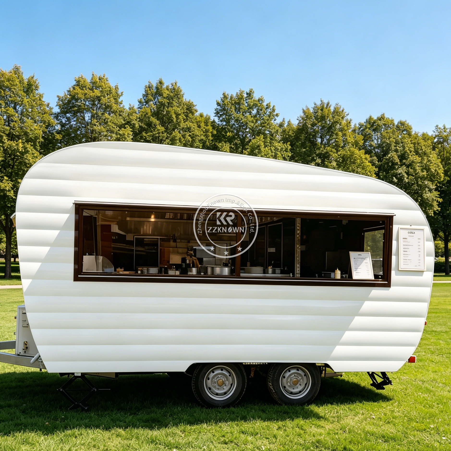 Commercial Mobile Pizza Coffee - Coffee Tea Kiosk บทวิจารณ์และราคา