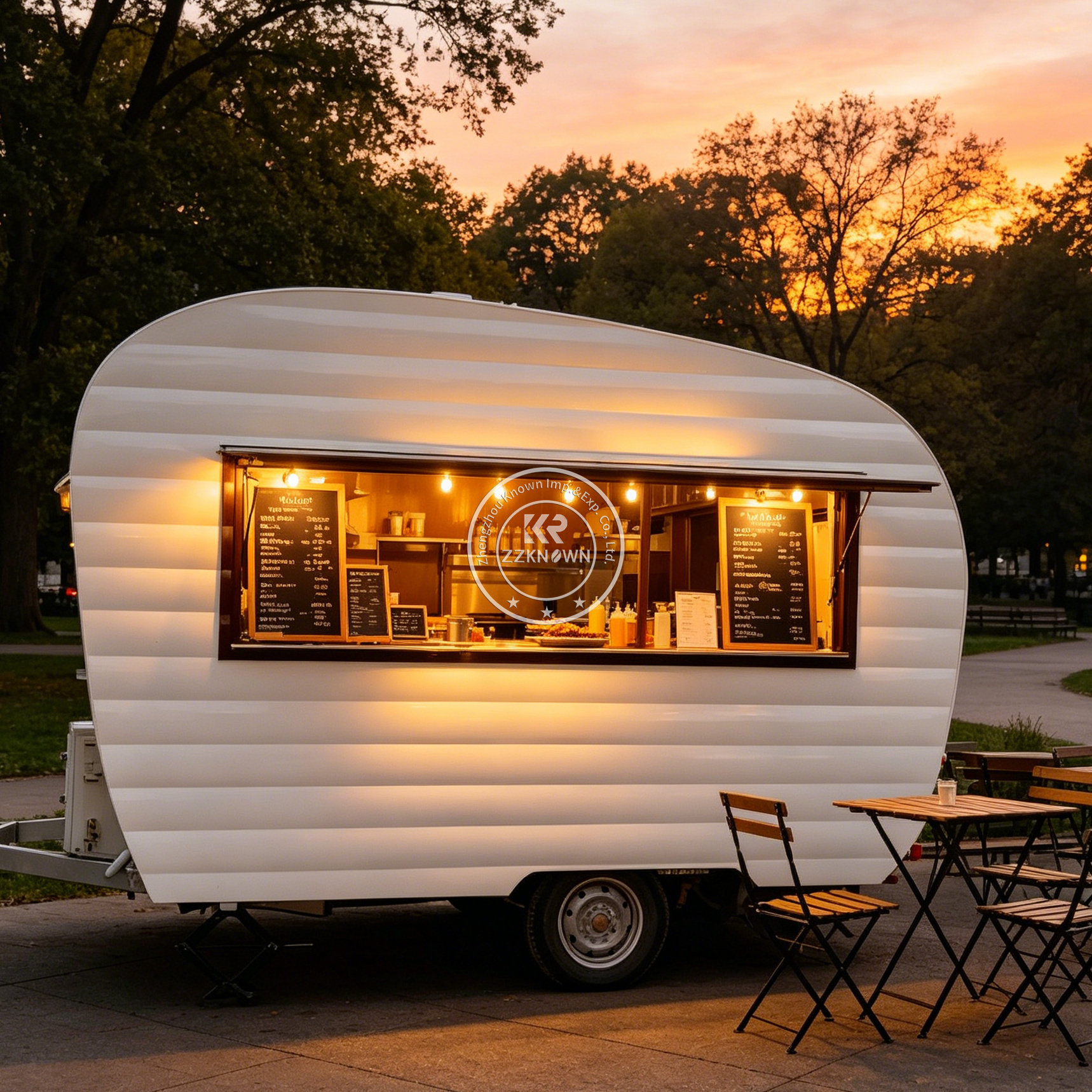 Commercial Mobile Pizza Coffee - Coffee Tea Kiosk บทวิจารณ์และราคา