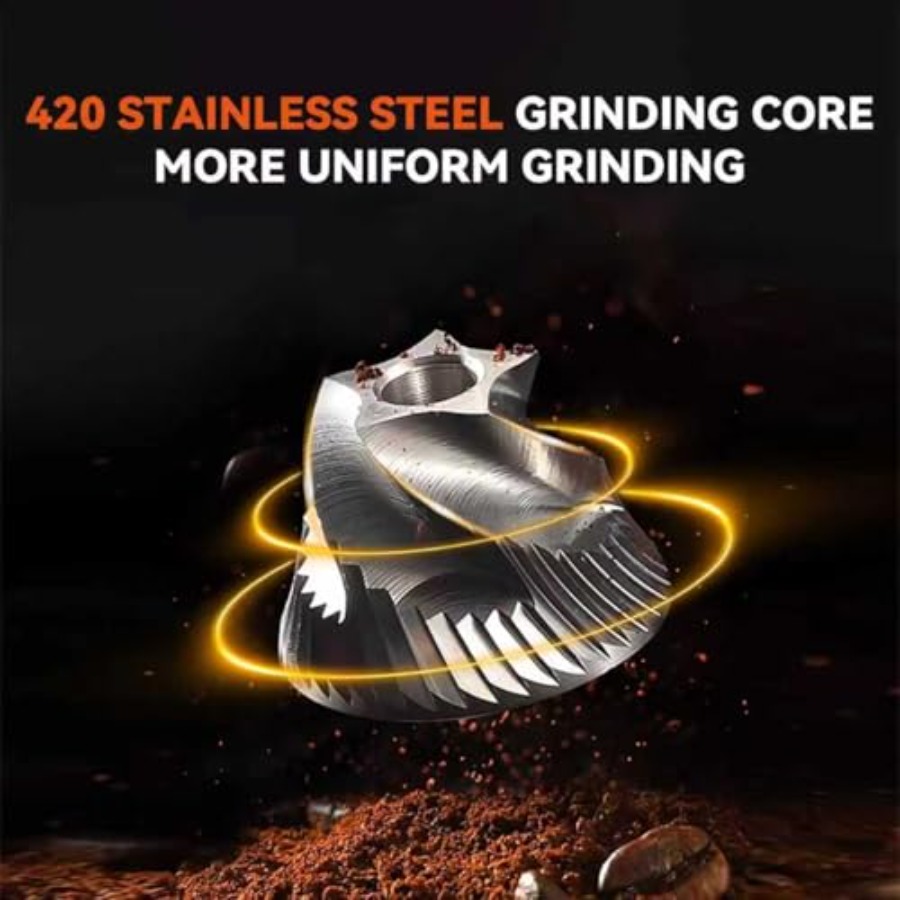 Portable Electric Coffee Grind - Coffee & Tea Difabis บทวิจารณ์และราคา