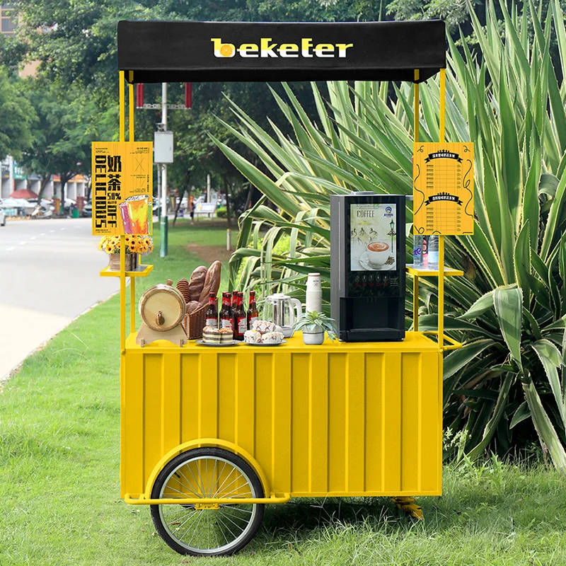 Street Mobile Coffee Bubble Te - Coffee Tea Kiosk บทวิจารณ์และราคา