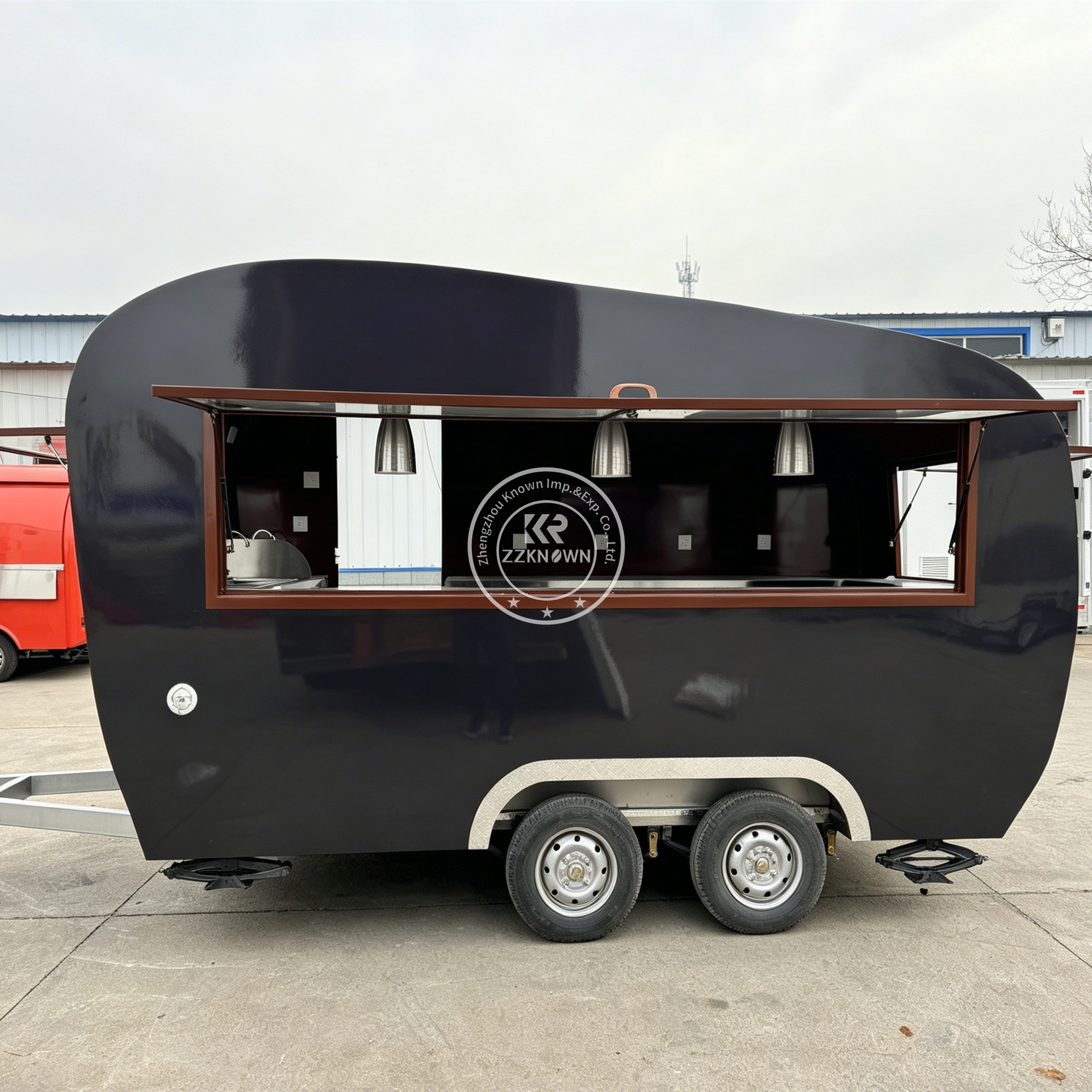 Outdoor Mobile Coffee Bubble T - Coffee Tea Kiosk บทวิจารณ์และราคา