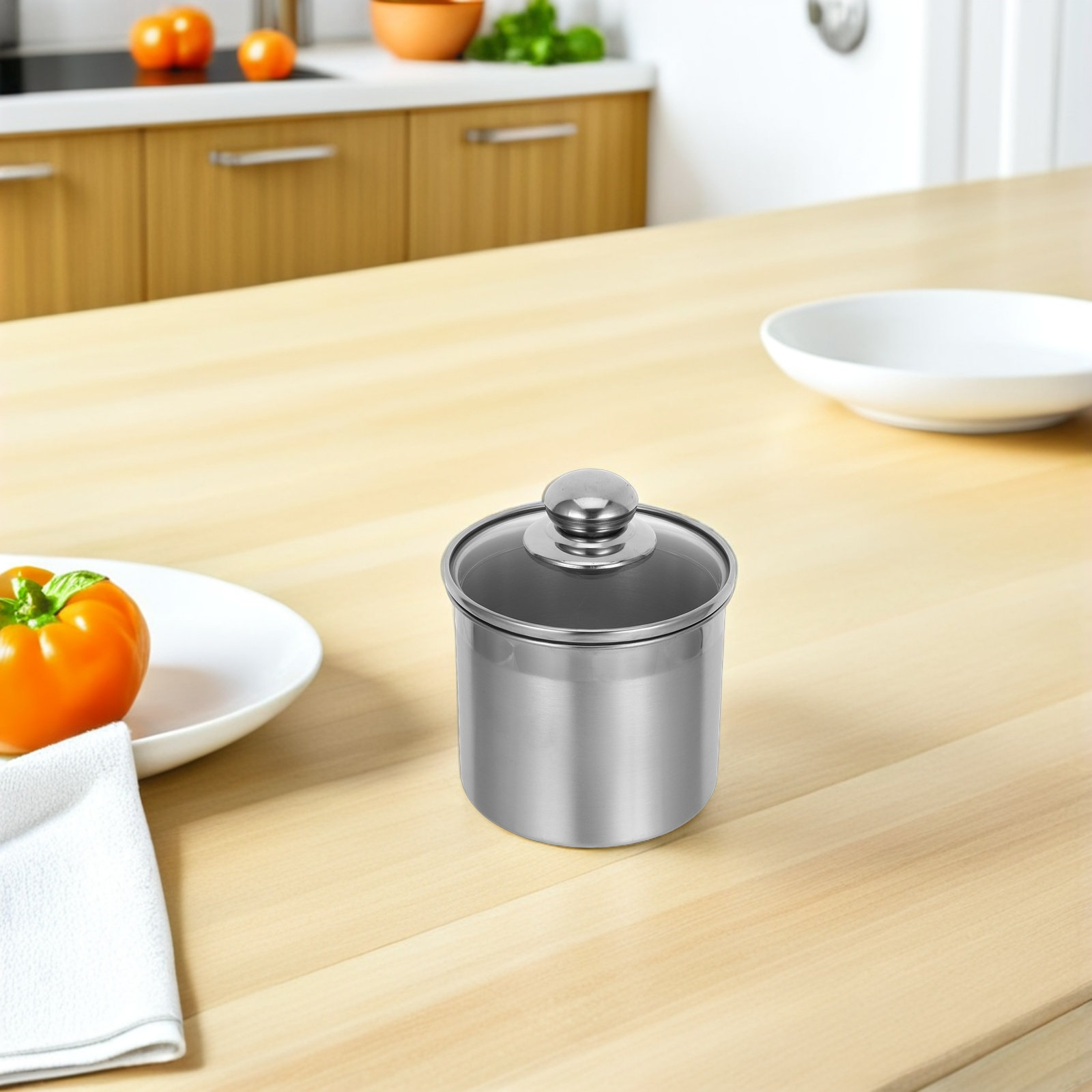 Stainless Steel Kitchen Canist - Coffee Tea Sugar Canister Set บทวิจารณ์และราคา