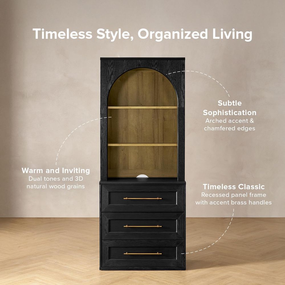 Storage Cabinet with Hutch, Si - Coffee & Tea Difabis บทวิจารณ์และราคา