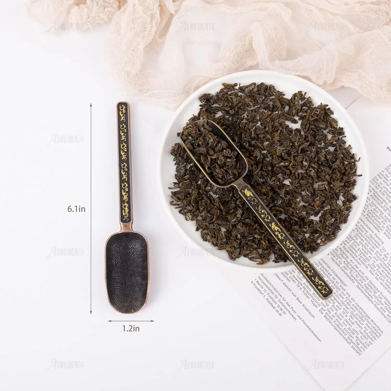 2-Pack Vintage Copper Tea & Co - Coffee Tea Images บทวิจารณ์และราคา