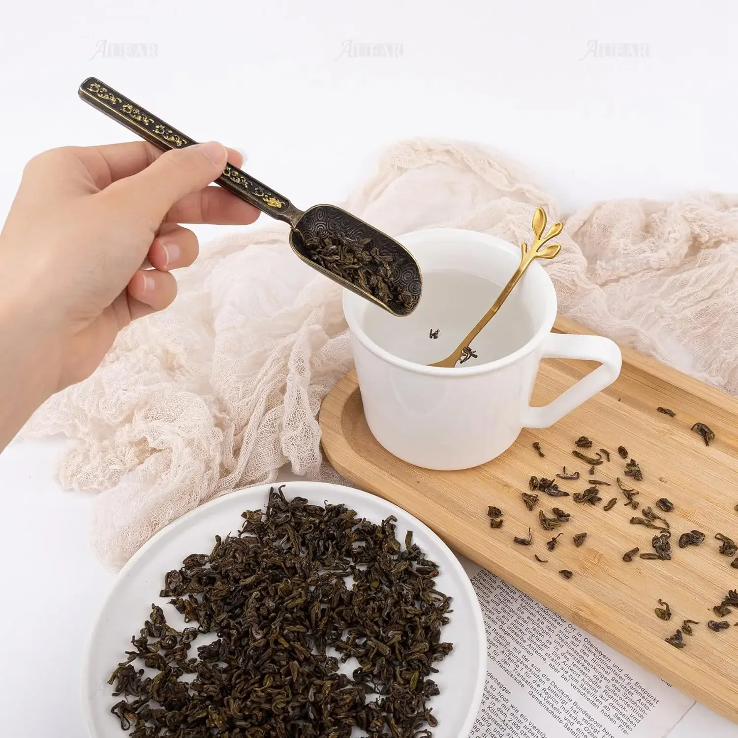 2-Pack Vintage Copper Tea & Co - Coffee Tea Images บทวิจารณ์และราคา