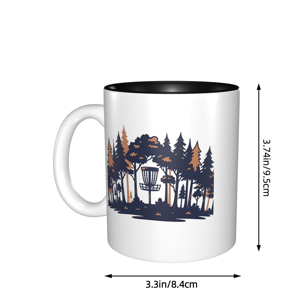 Disc Golf Scene Forest Basket  - Coffee Tea Gift Basket บทวิจารณ์และราคา
