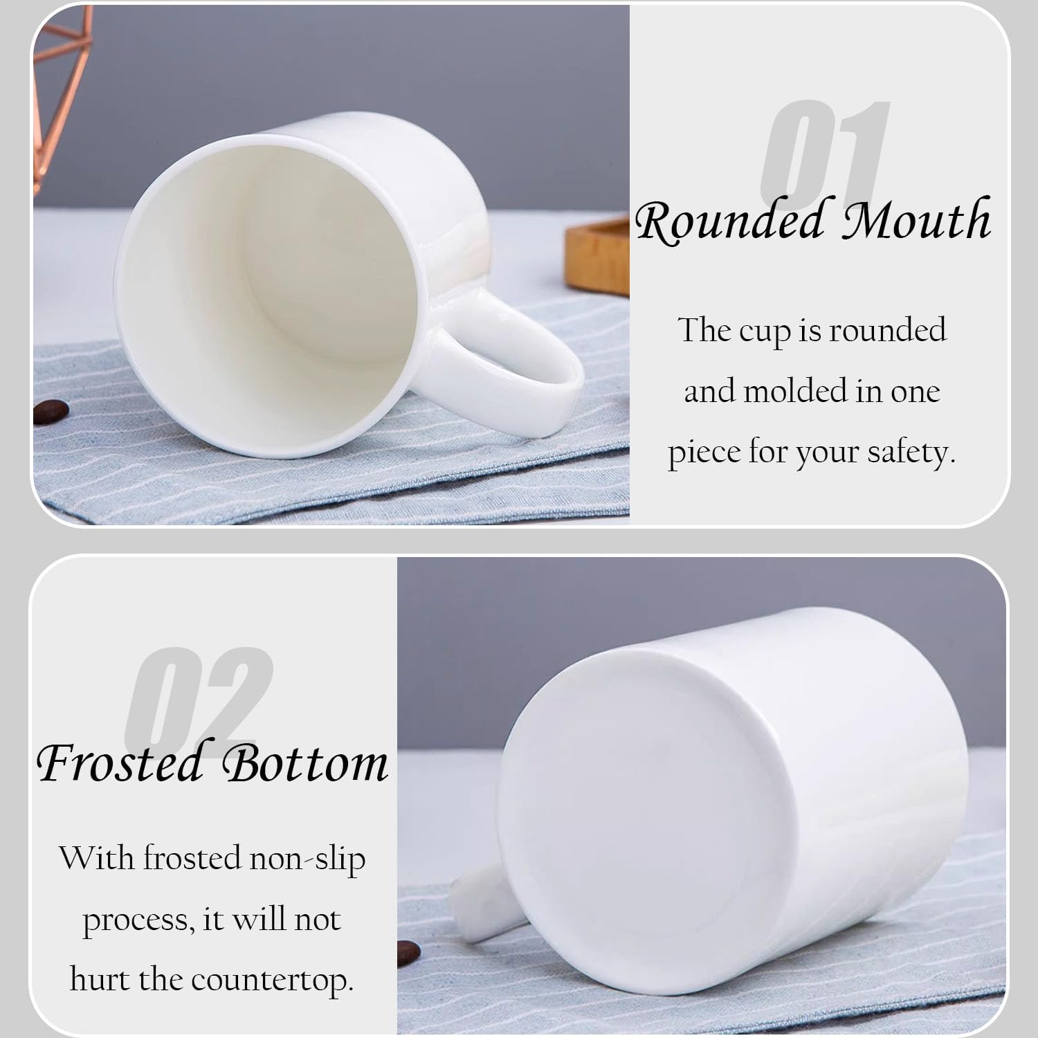 36pcs Sublimation Mugs 11oz Wh - Coffee Tea Images บทวิจารณ์และราคา