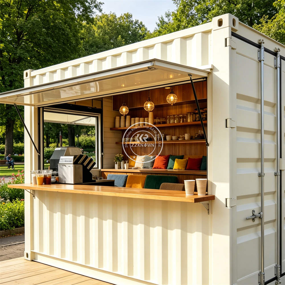 Mobile Kitchen Container Trail - Coffee Tea Kiosk บทวิจารณ์และราคา