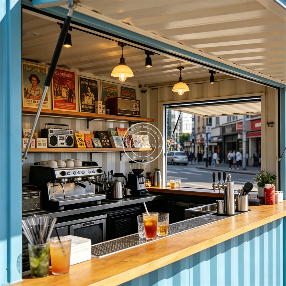 Mobile Kitchen Container Trail - Coffee Tea Kiosk บทวิจารณ์และราคา