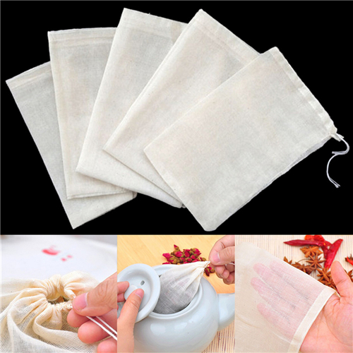 1pc/10Pcs Cotton Tea Bags Musl - Coffee Tea For Garden บทวิจารณ์และราคา
