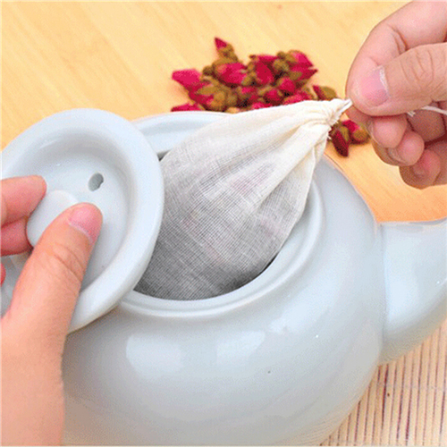 1pc/10Pcs Cotton Tea Bags Musl - Coffee Tea For Garden บทวิจารณ์และราคา