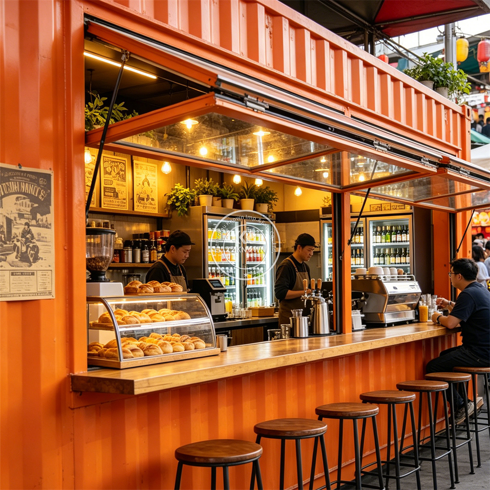 Mobile Container Restaurant Tr - Coffee Tea Kiosk บทวิจารณ์และราคา
