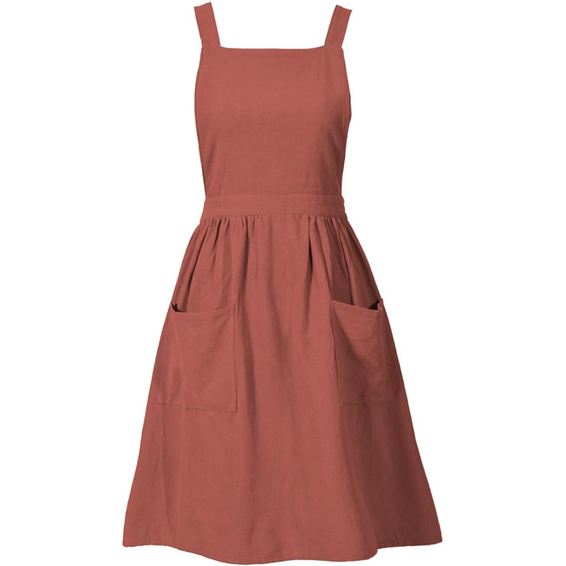 Canvas apron made of cotton su - Coffee Tea For Garden บทวิจารณ์และราคา