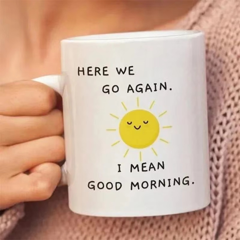 Coffee Cup Funny Sarcastic Fun - Coffee Tea Good Morning บทวิจารณ์และราคา